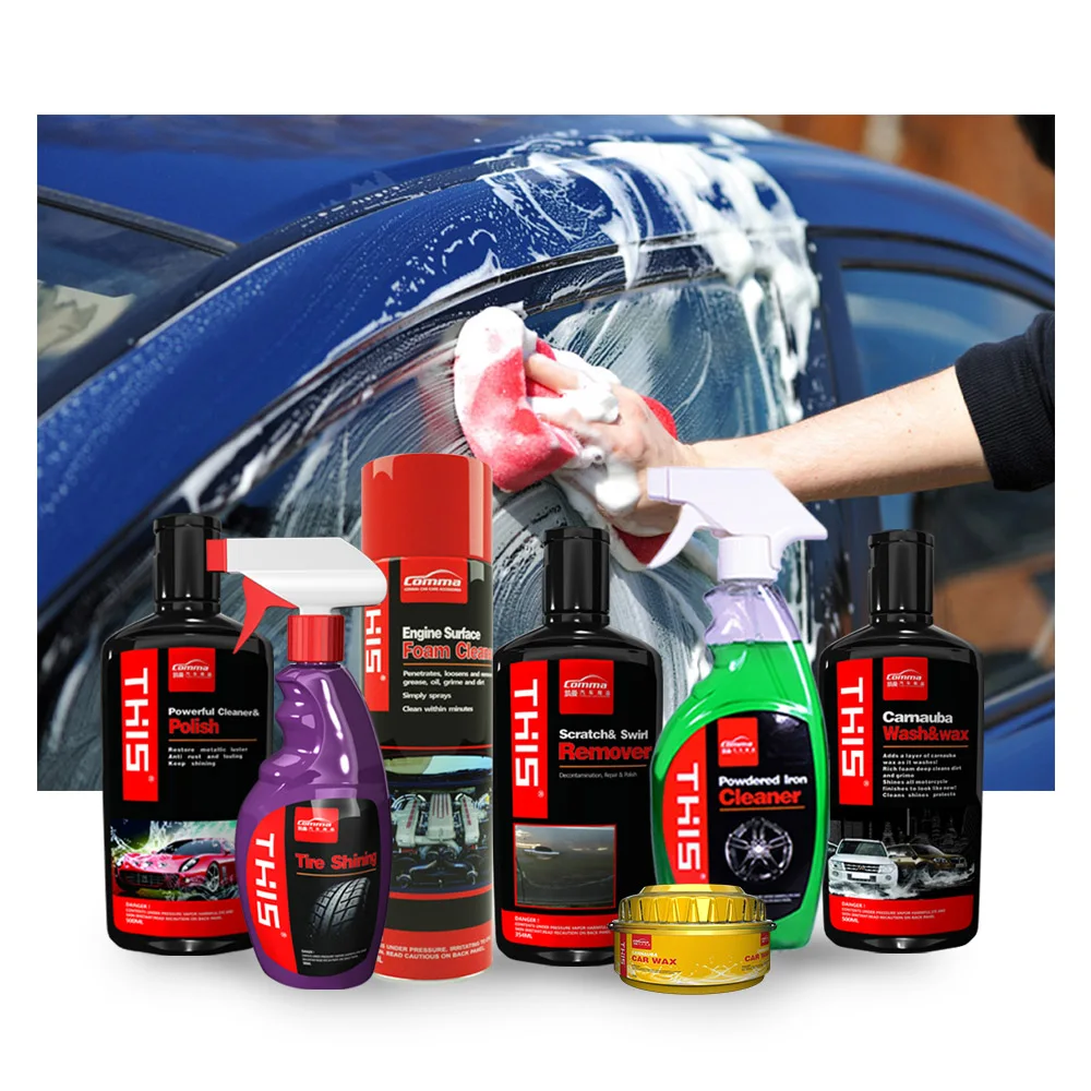 COMMA OEM/ODM 450ML Customize Autowasche Carwash Araba Yikama  Automatic Auto Interior Exterior Leaning Car Wash