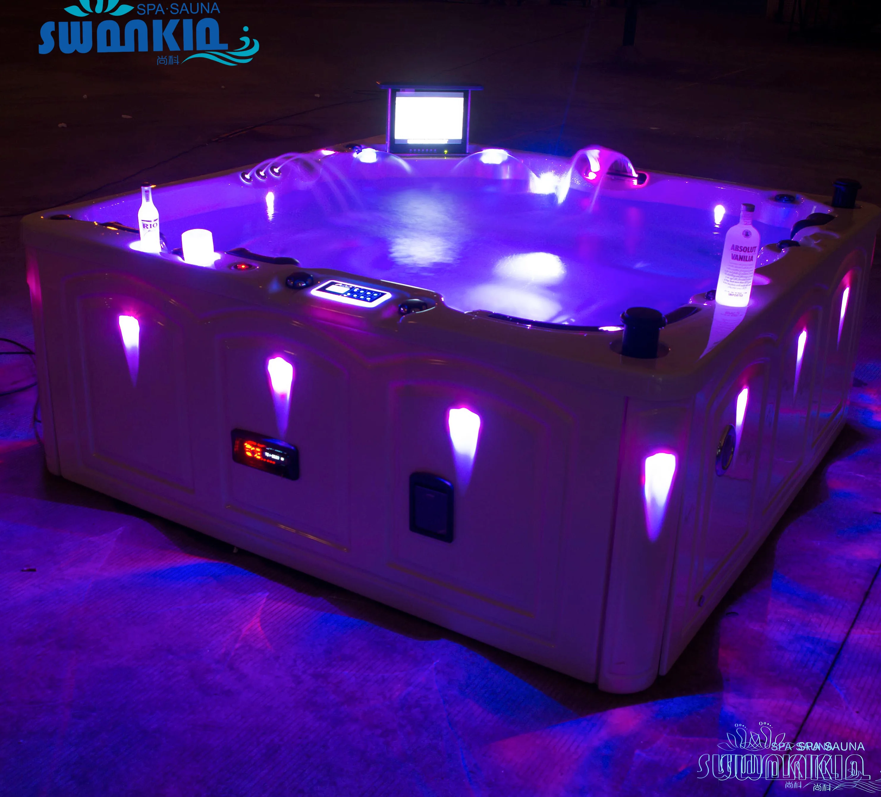 Best Outdoor Soaking Spas Hot Tub Bath Massage Large Spas Bathtub 6