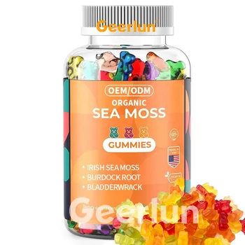 OEM Organic 100% Natural Burdock Root Gummy Immunity Booster Joint Support Sea Moss Detoxify Gummies