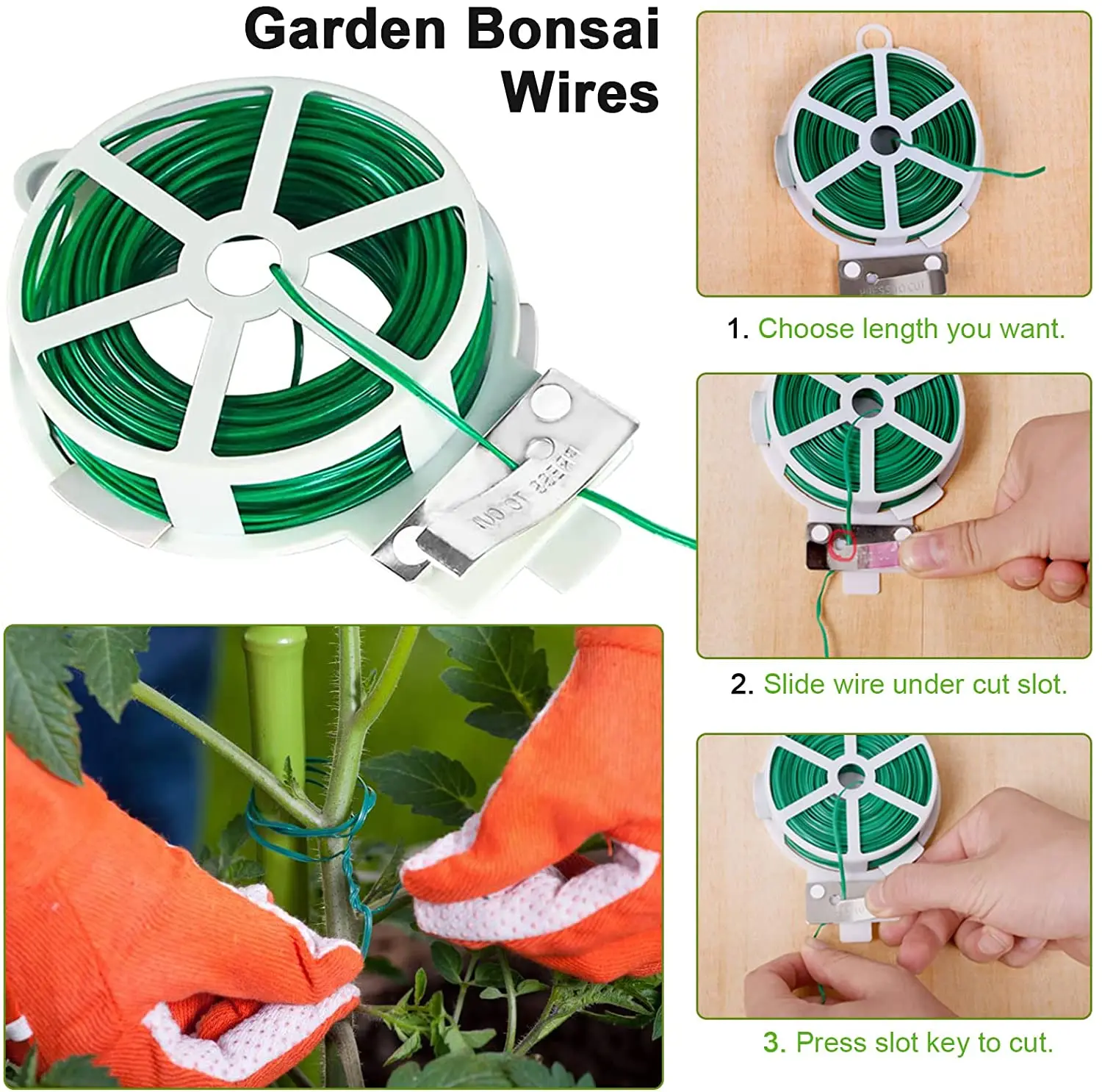 Bonsai Tools Kit - 15 Pcs Garden Tools Mini Set for Planting