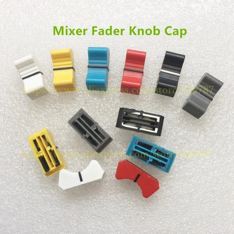 Mixer Fader Knob Cap bore19mm For Yamaha Allen & Heath Soundcraft Straight Slide Potentiometer Push Button