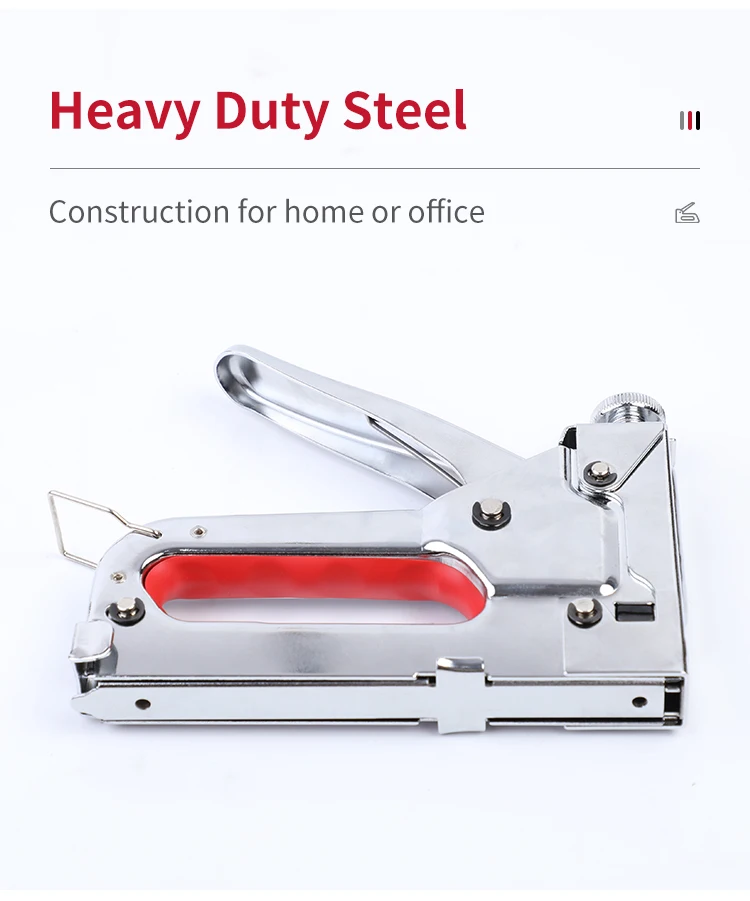 Heavy Duty A3 Steel Manual Gs Staple Adjustable 414mm Ushape Nail Gun