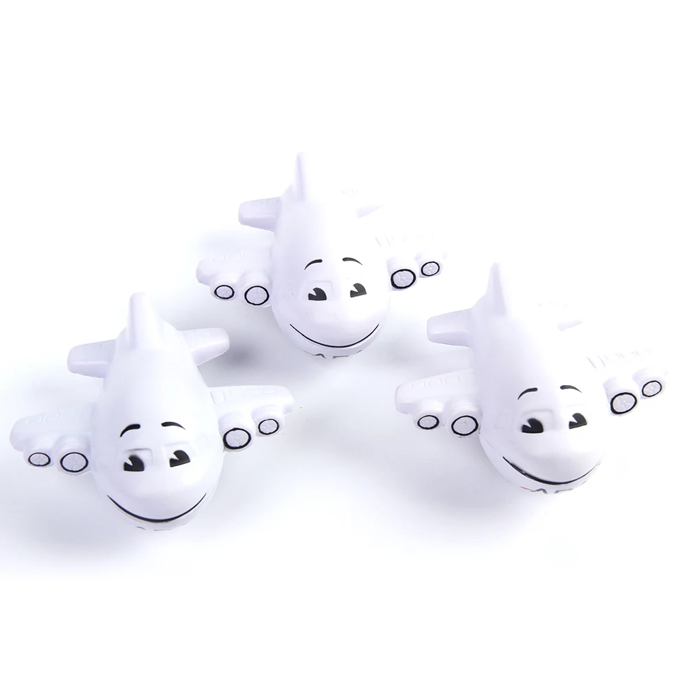 Custom Airplane Shape Anti Stress Ball Aircraft