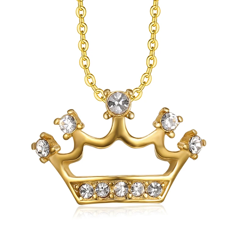 diamond king crown pendant