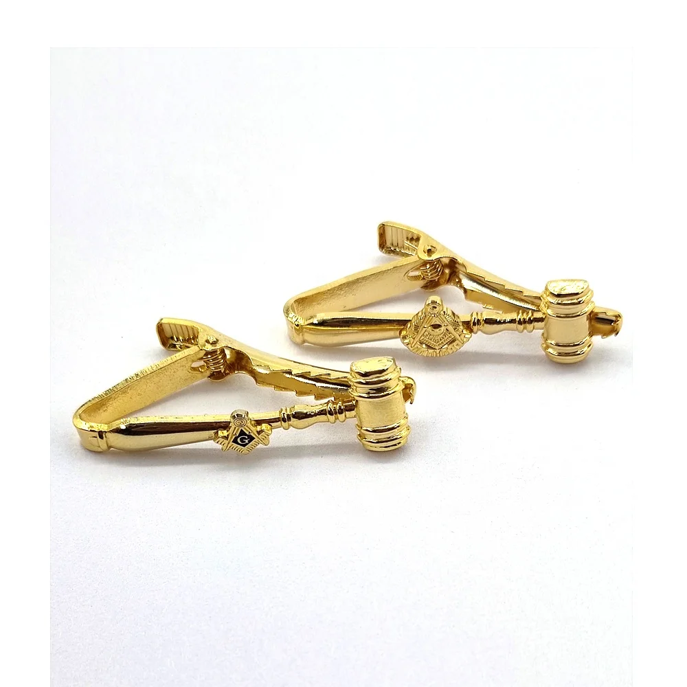 Изготовленный на заказ зажим для галстука прошлый мастер молоток галстуком-бабочкой застежка масонские с эмблемой масонство regalia