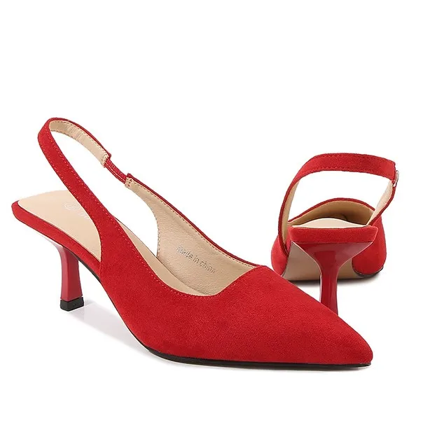 Sh10182a Dropshipping Products 2025 Size 44 45 46 Ladies Low Heels