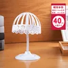 Style postérieur [circonférence du chapeau 40 cm, hauteur 20 cm] Blanc