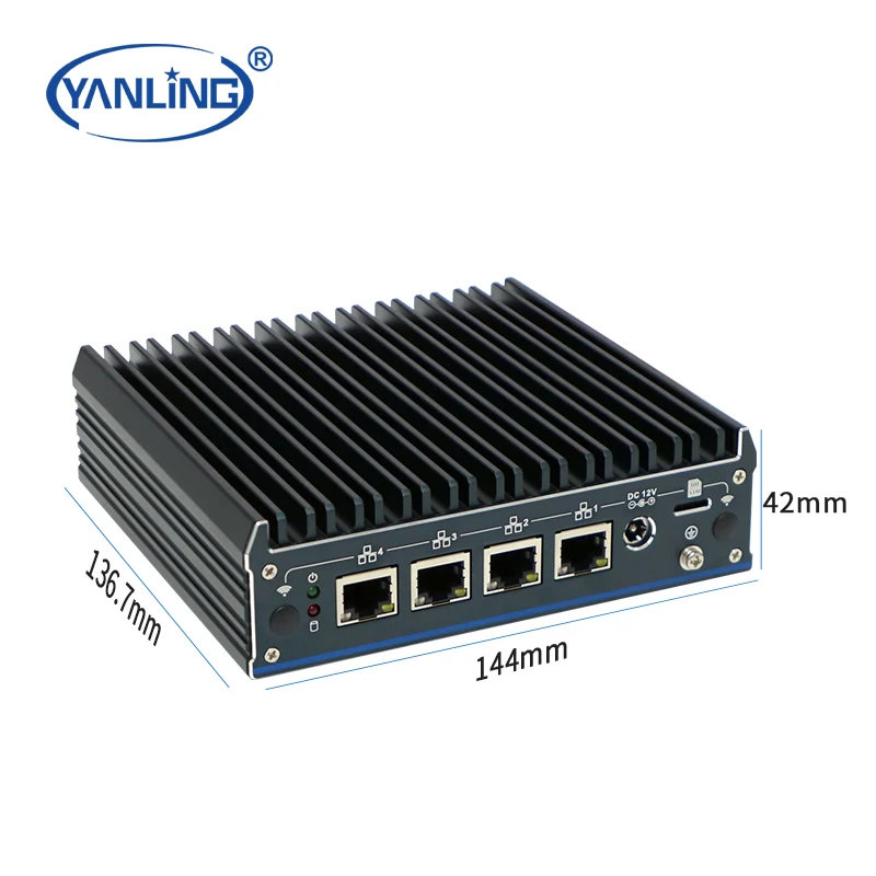New Pfsense N100 Micro Firewall Appliance Fanless 4-Core 2.5G LAN