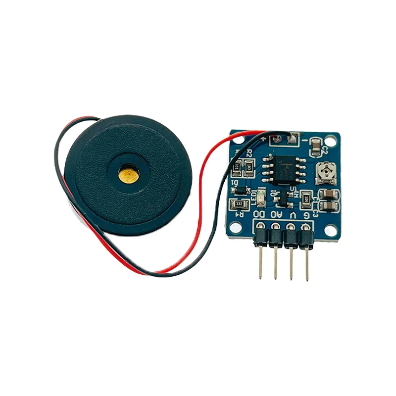 Piezoelectric Plate Tapping Vibration Sensor Switch Module