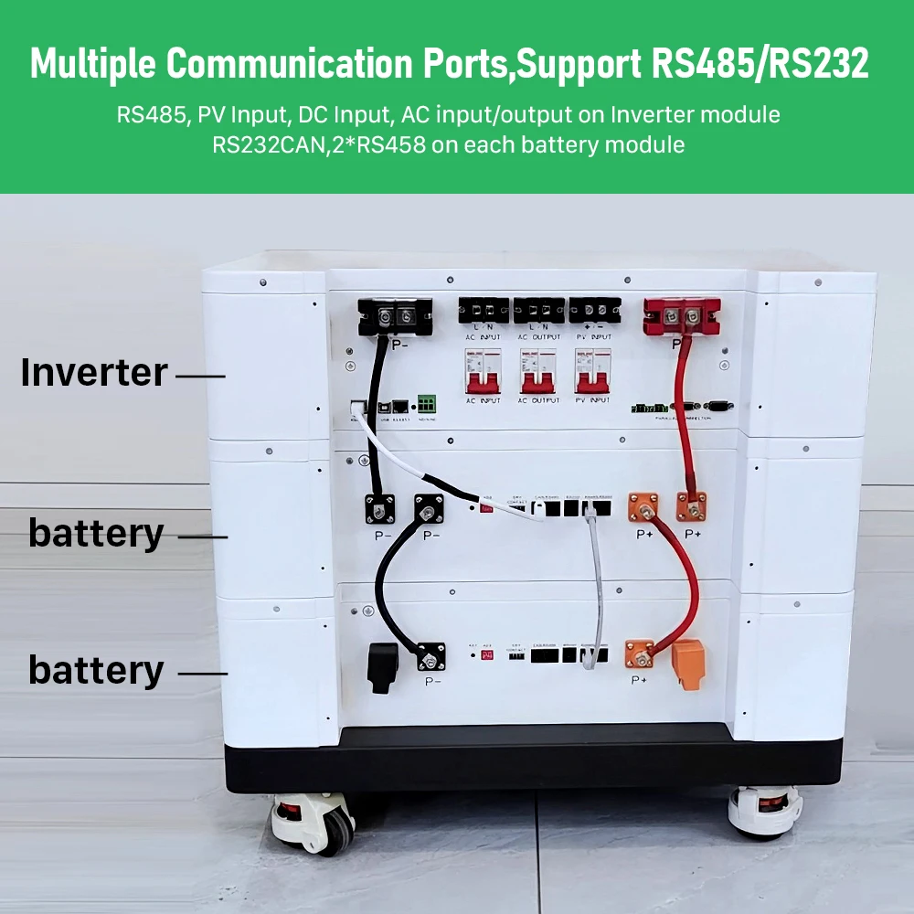 Solar  48V lifepo4 battery  300ah 400ah 500ah 600ah 15KWH 20KWH 25KWH 30KWH home stackable energy storage system details