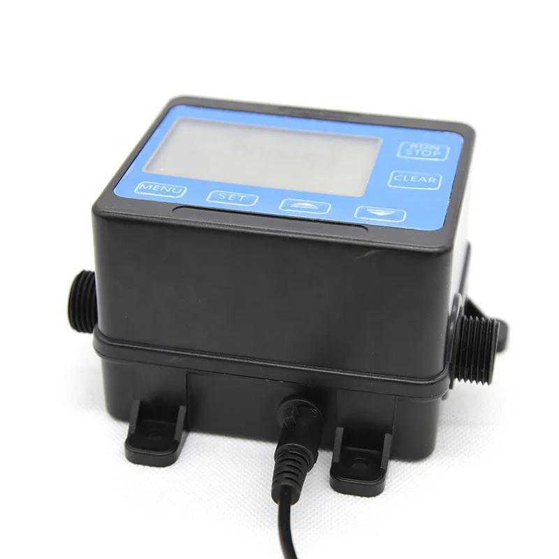 Produktbild von Digitaler Durchflussmesser 1 Zoll Innengewinde – Für Wasser, Diesel & Öl, Genauigkeit ±1 %, Mit Klarem LCD-Display
