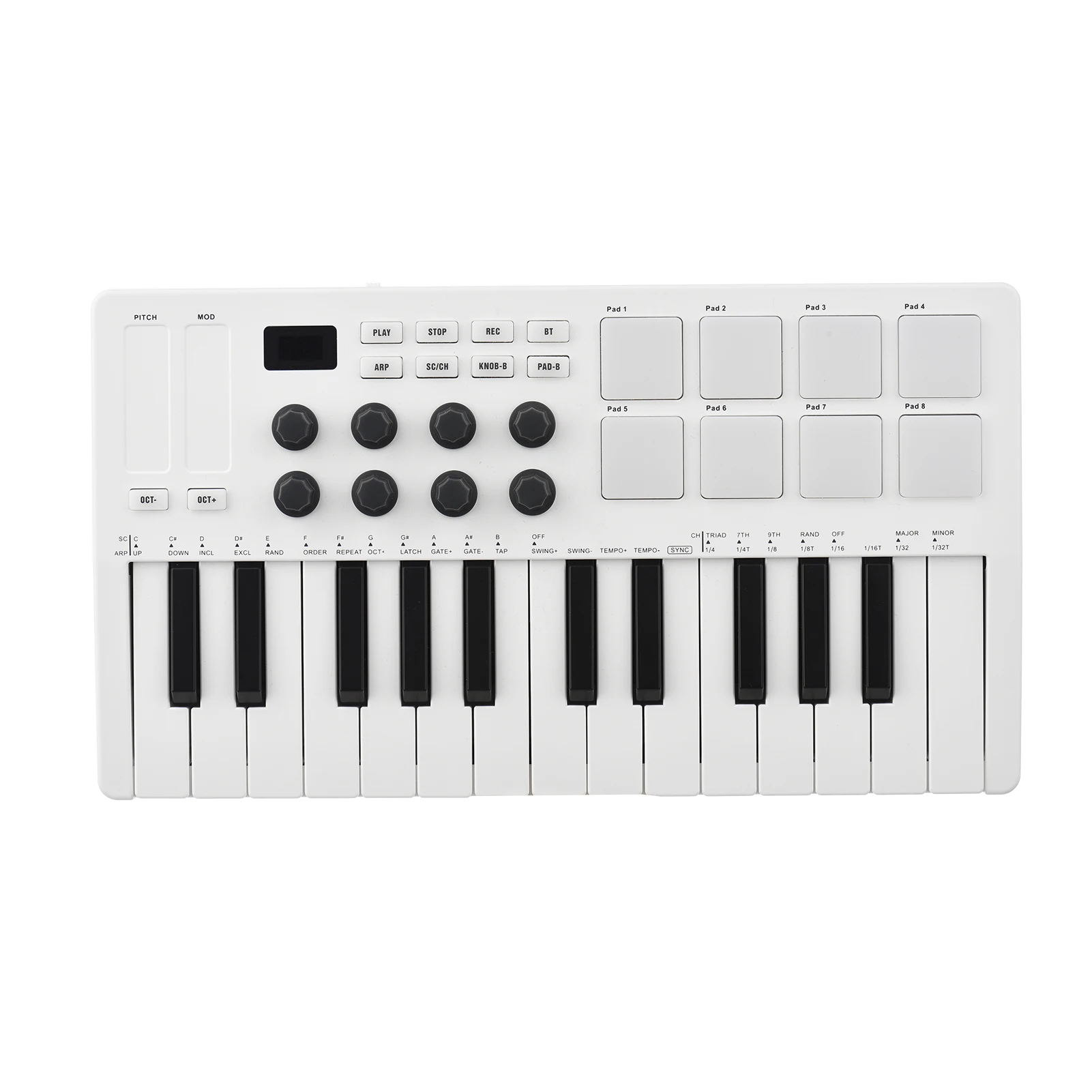 M-VAVEキーMIDIコントロールキーボードミニポータブルUSBキーボード