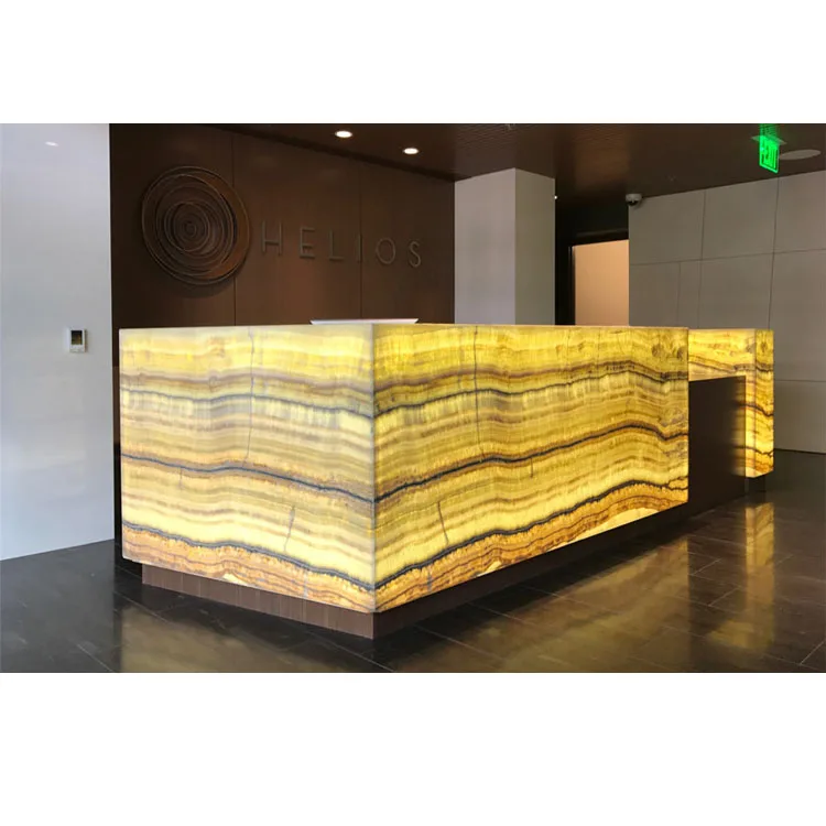 onyx reception desk