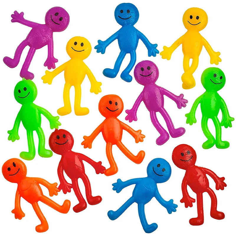 TPR Soft Glue Doll smiley Face Can Stretch Office Decoration Vent Toy