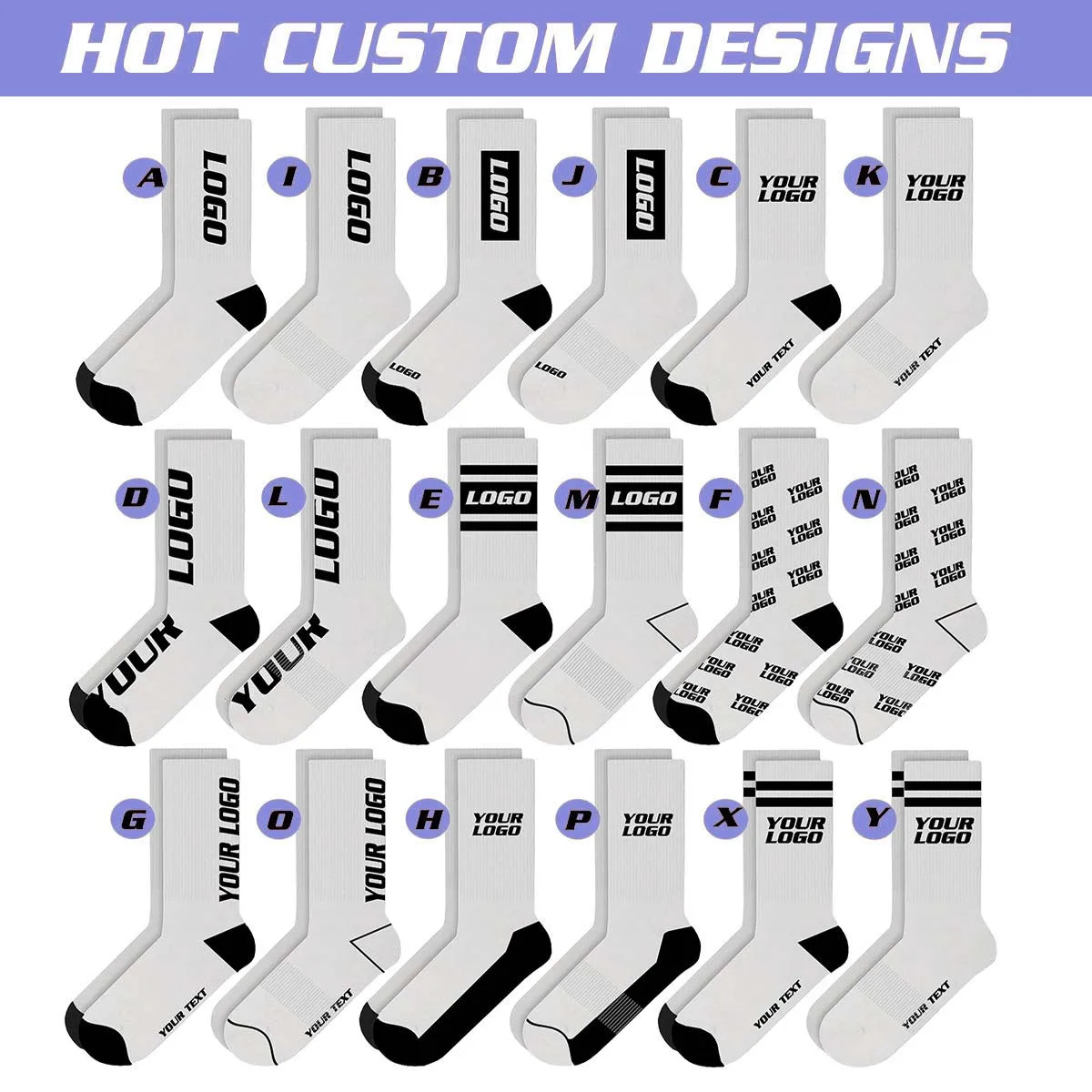 Custom Jacquard Merino Wool Socks view 4