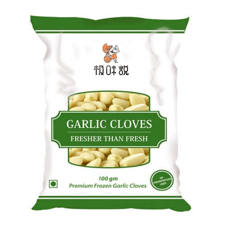 Iqf Frozen Garlic Clove Chinese Frozen Vegetables Brc A Approved