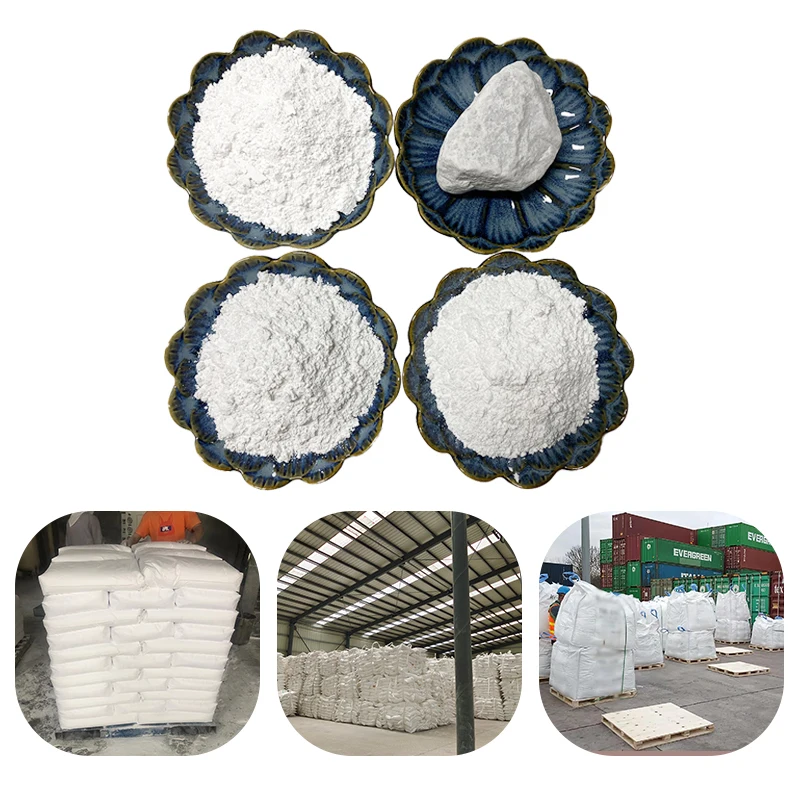 White talc powder 400 mesh  price  superfine white talcum powder for Fillers, rubber fillers