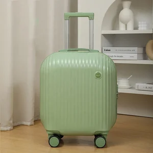 Custom Print Lightweight PC ABS Suitcases Sets Cabin Carry on Spinner Wheel Luggage Hard Shell Suitcase