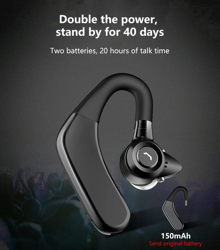 M5 Original Factory 5.0 Mini Business Inear Universal Headset Wireless