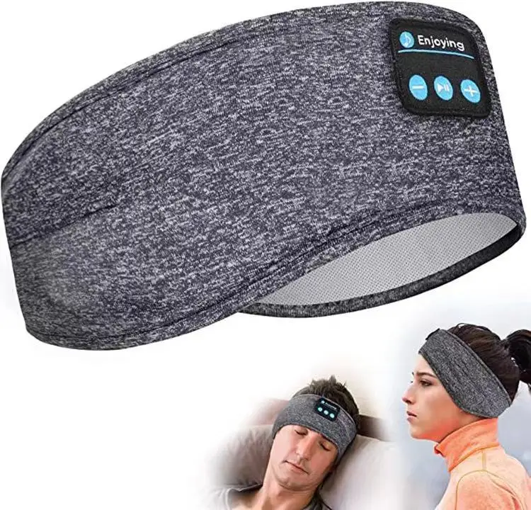 Custom Sleeping Wireless Knitted Headband Headphones Sports Headband ...