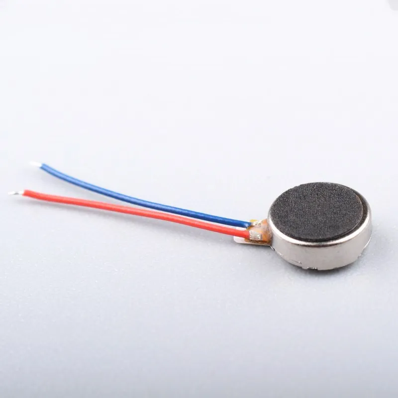 Mini 1030 Coin DC Motor with Vibration 3V 10mm Thickness Pancake Motor  Permanent Magnet Construction
