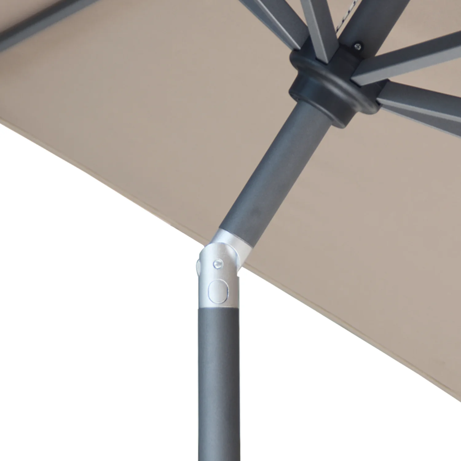 10ft Waterproof Outdoor Garden Patio Umbrella With Push Button Tilt And