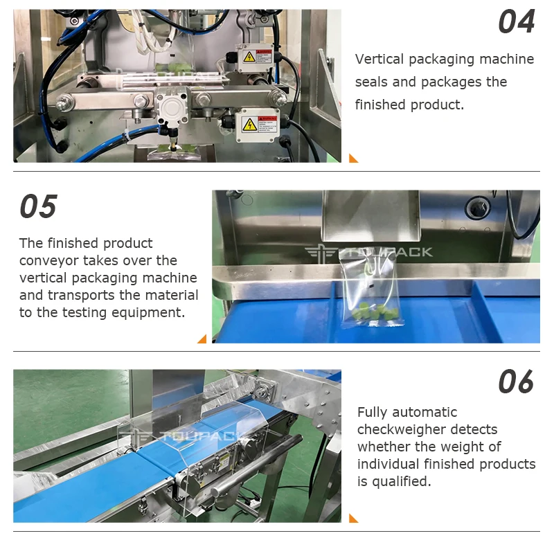 Fully Automatic 14 Heads Multihead Weigher Packing Machine with 220V and 1 Year Warranty for High Speed Granule Filling