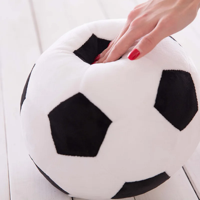 Multicolor Football Plush Toys Pillow Simulated Soccer Ball Stuffed