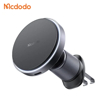 Mcdodo 548 True 15W Magnetic Wireless Charger Car Vent Stable Clip Stable Phone Stand Car Charger for iPhone 12 13 14 15 samsung