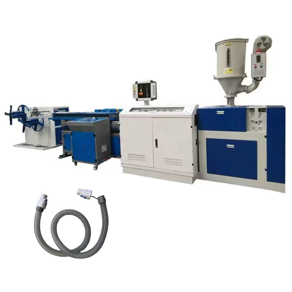 Fast Speed PVC EVA PE PP Vacuum Cleaner Hose Tube Production Line/ EVA Pipe Extrusion Making Machine