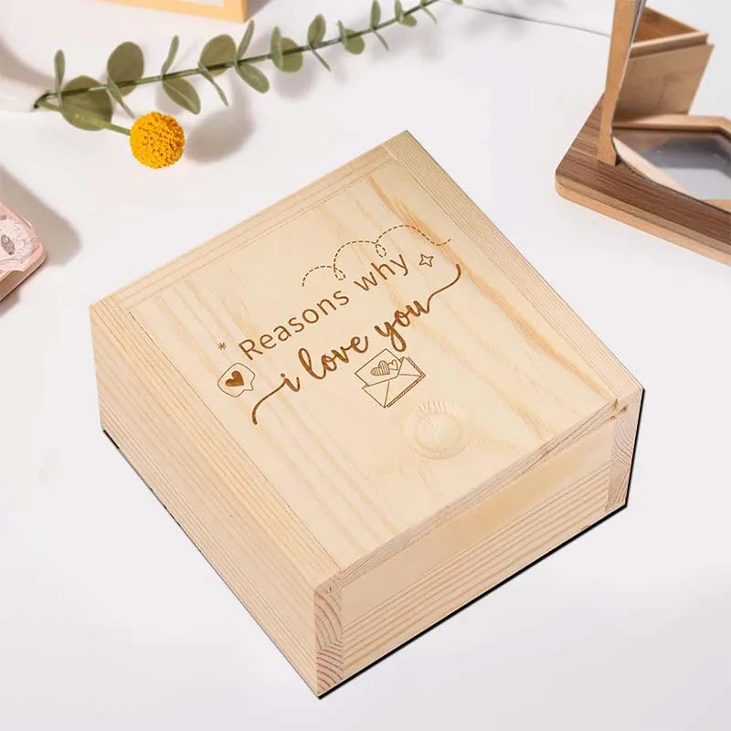 Hartjes van hout met een leuke tekst - Spirituele winkel