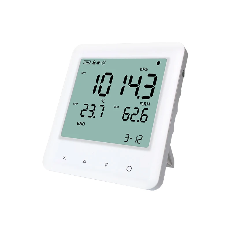 LCD Display Datalogging Barometers Barometer Hygrometer Thermometer With Humidity Gauge