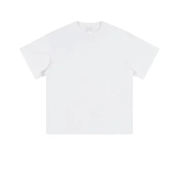 Men's  Tee Loose Fit Short Sleeve High Quality 300gsm Plain Tshirts Manufacturer Customized logo Tshirt