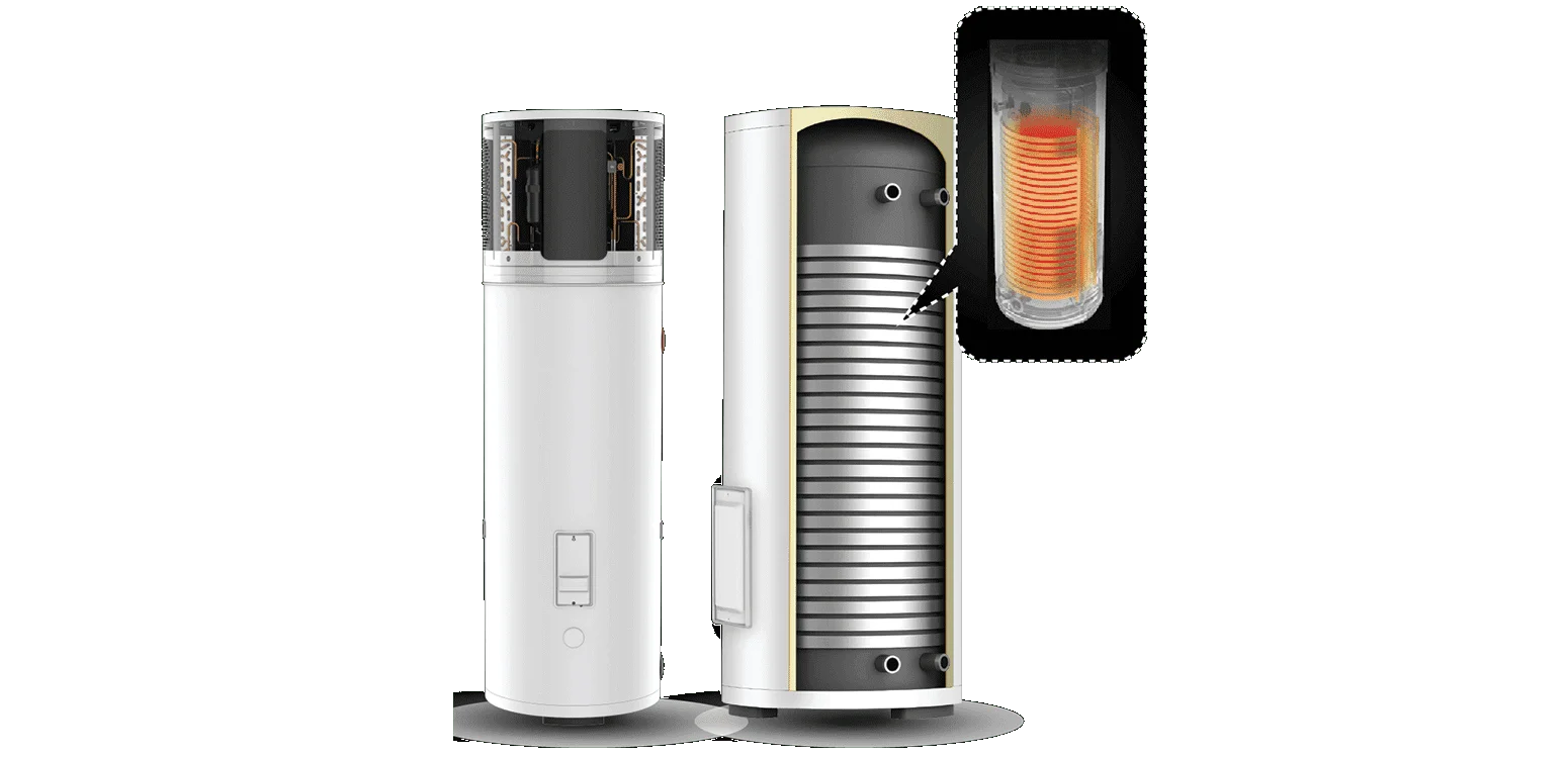 ECO R290 Air Source Heat Pump - 300L Heater for Hotels & Homes