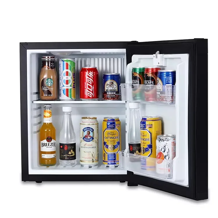 25L Single Glass Door Mini Bar Refrigerator for Hotels Portable Energy-Saving Compressor Cooler Thermoelectric Function UK Plug