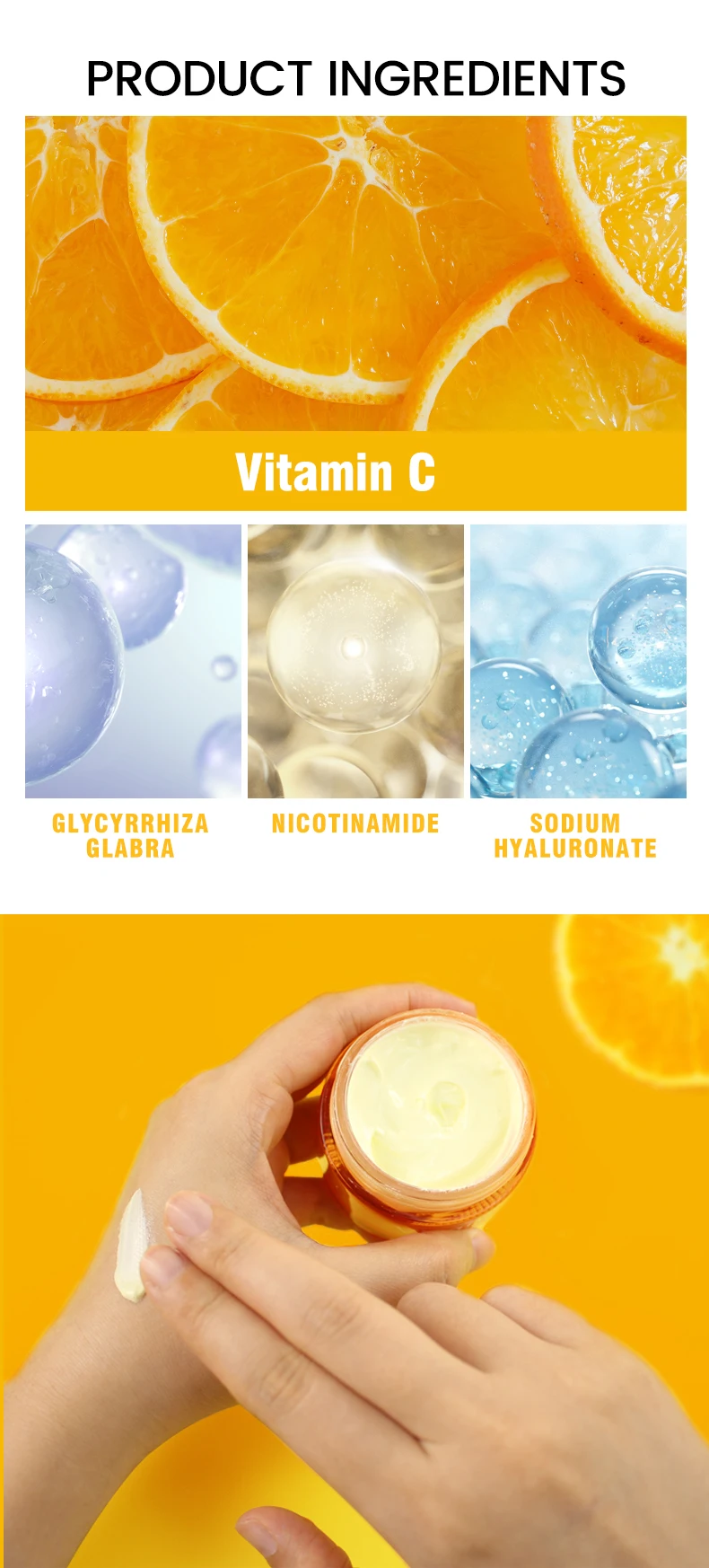 Disaar Vitamin C Whitening Organic Natural Moisturizing Face Cream