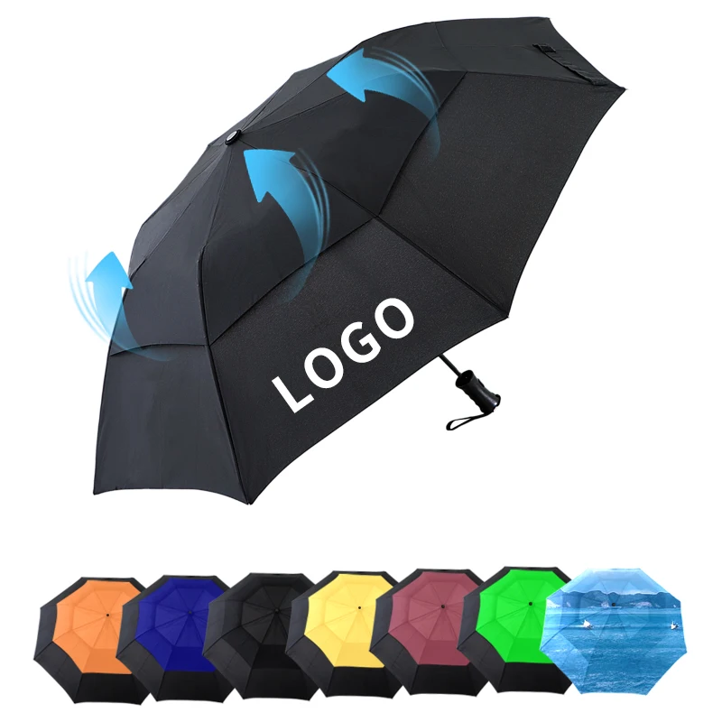Personalized Custom Umbrella With Your Name - Semi-Auto Foldable, 48 Inch Coverage, Travel Umbrella For Sun & Rain - View #12