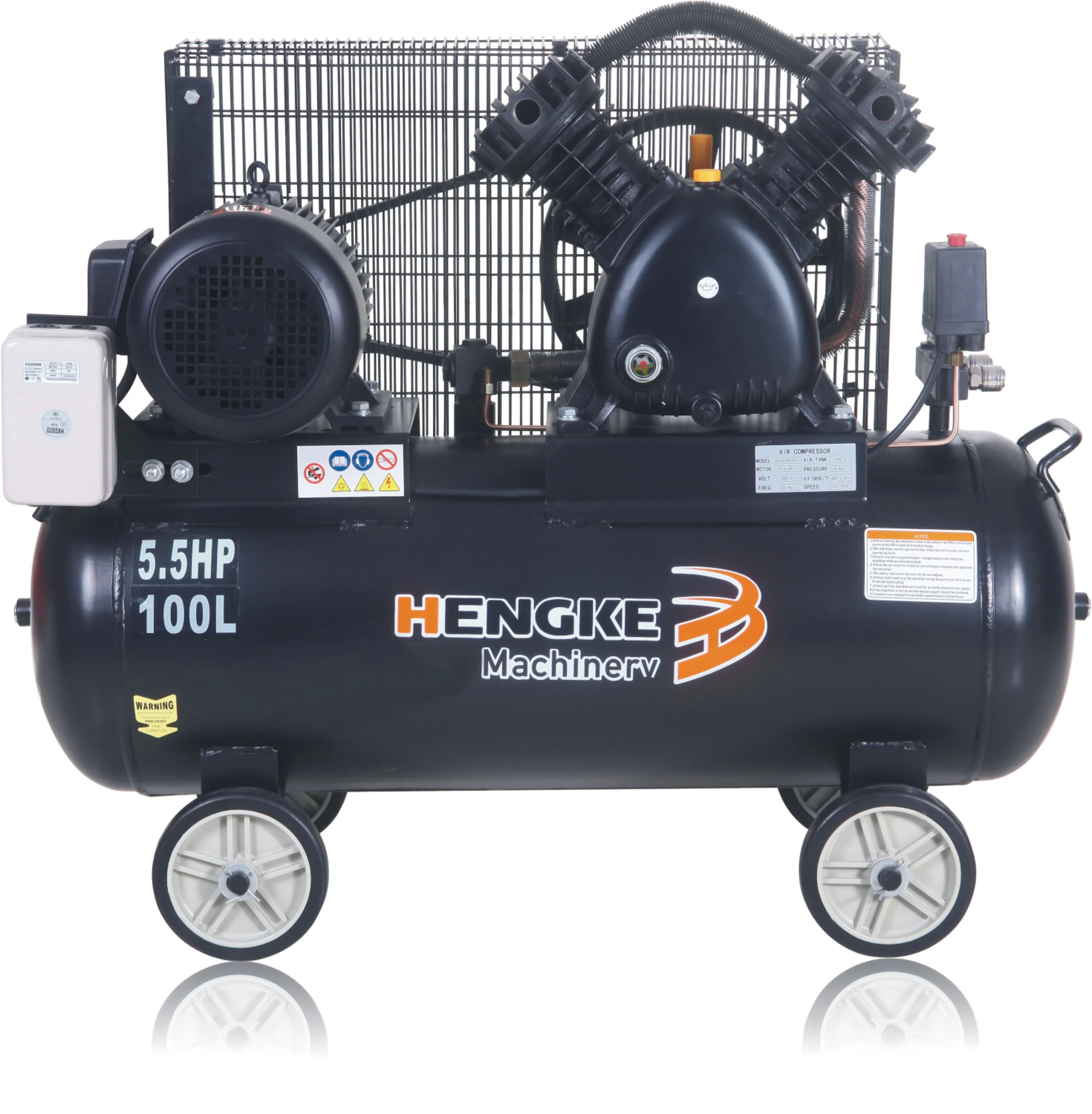 6.5hp Gasoline Engine 100l Belt Driven Air Compressor Buy Engine Air Compressor Compresores De