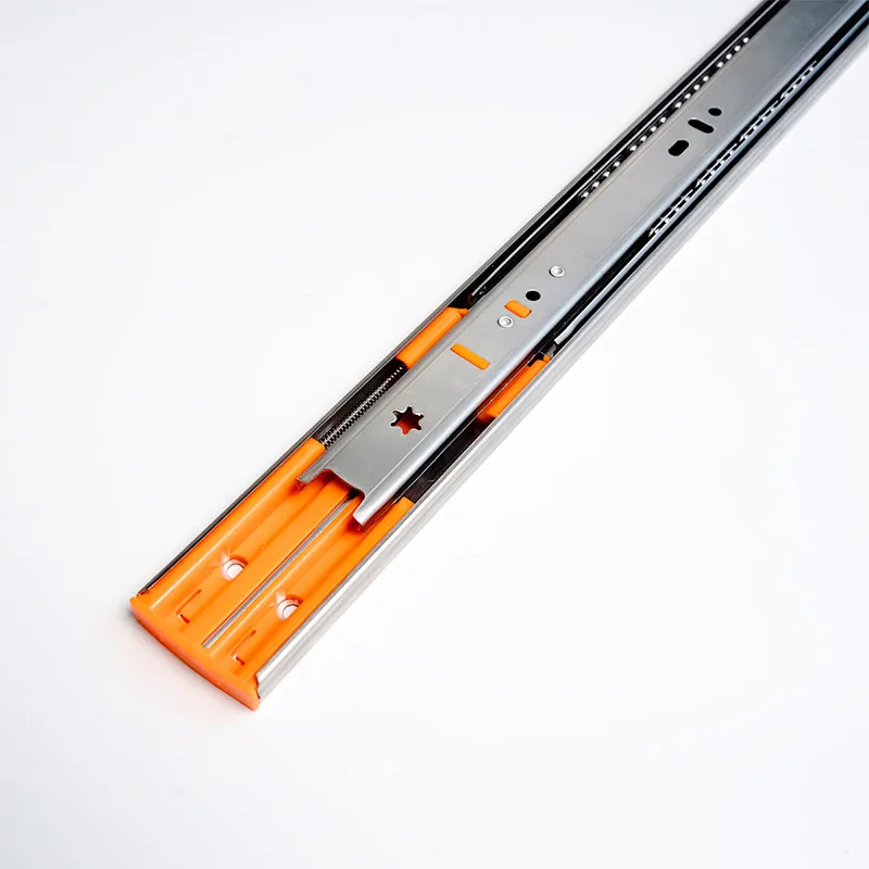 Source Factory Heavy Duty 3-Fold Ball Bearing Drawer Rails 45mm Telescopic Slides for Cabinets for Dining Outdoor for Kitchen