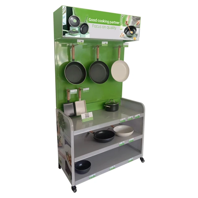 Frying Pan Frying Pan Wok Display Rack