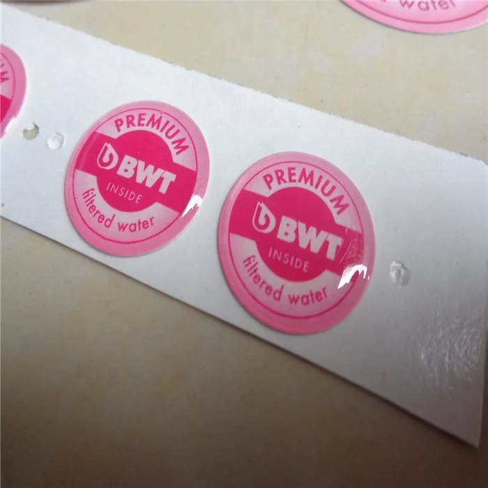 Hot Selling Cheap Custom Logo Waterproof Clear Epoxy Resin Dome Sticker