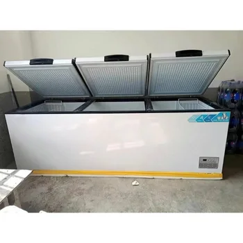 Rebirth RIS Upright Freezer 1 Basket Manual Defrost Stand up Stainless Steel Digital Temperature Control White