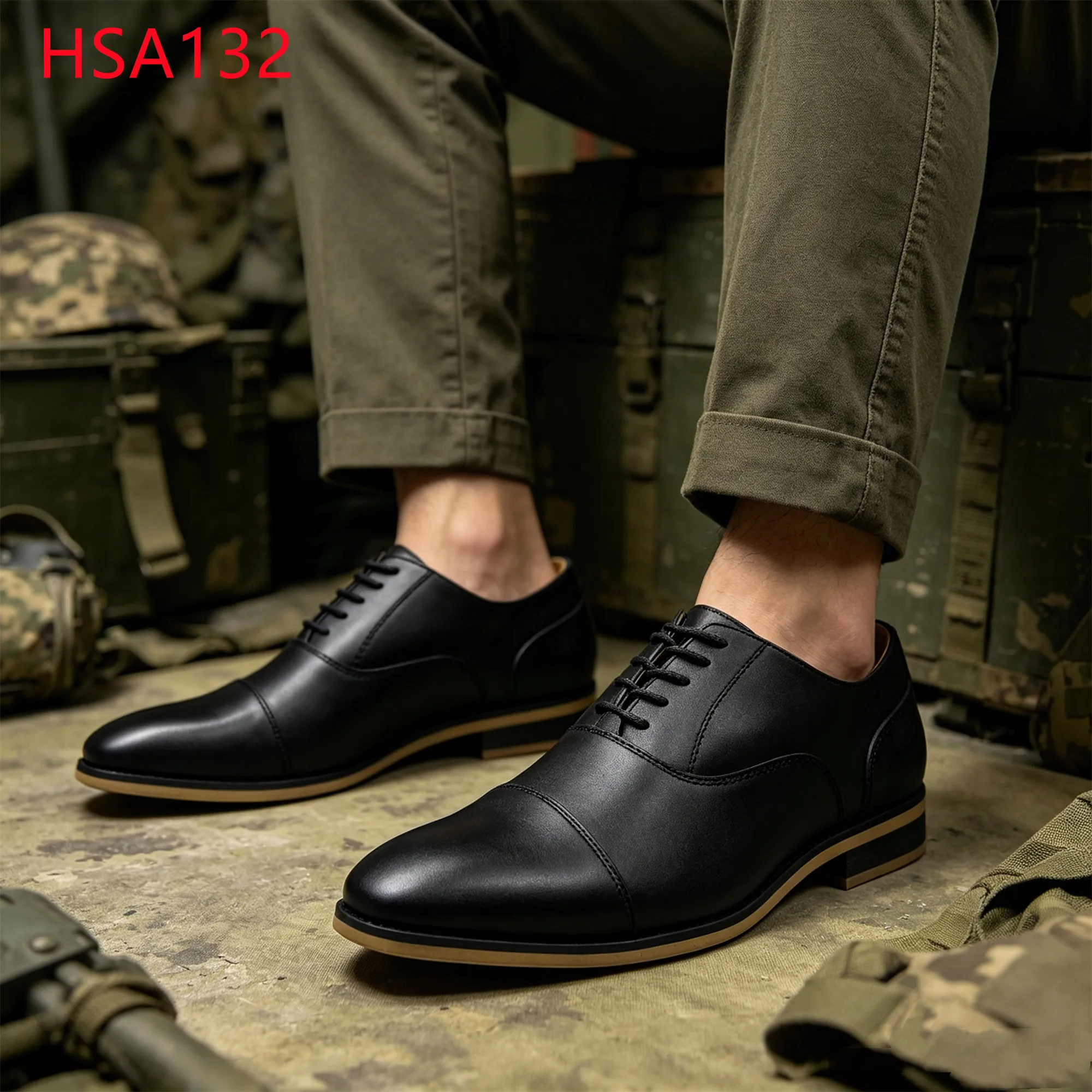 LXG,Formal Ceremony Low Maintenance Pointed Toe Office Shoes Cambodia Popular Anti-odor Polished Business Work Shoes HSA132