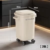 Blanco-20L con tapa y ruedas