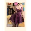 purple dress