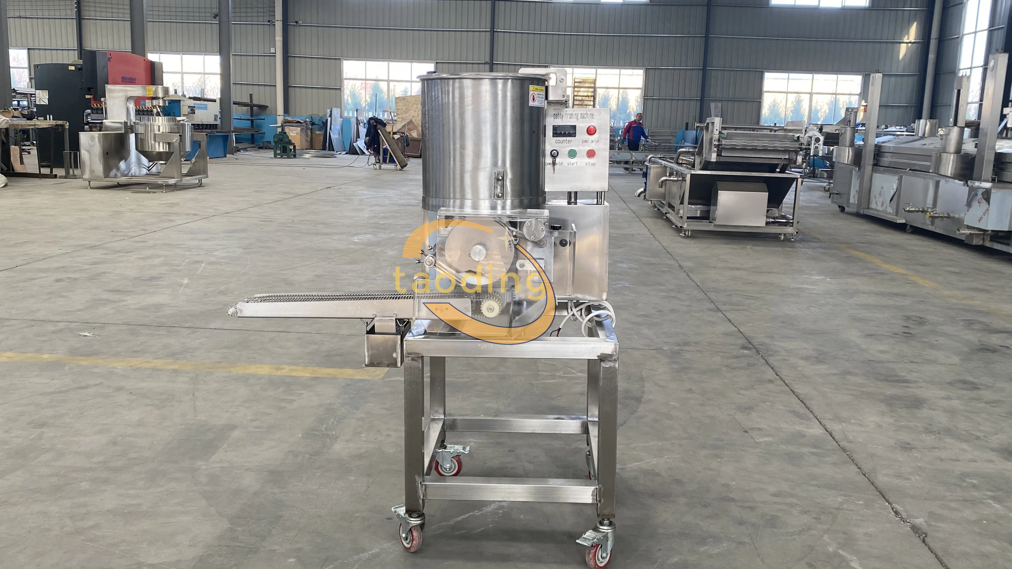 2100pcs/h Pie Former - Efficient Hamburger Patty Machine
