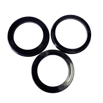 Set Hub Centric Ring 106.1mm OD to 87.1mm Hub ID Black Polycarbonate Wheel Centerbore Plastic r35