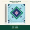 Tapis de Mahjong 14 bleu