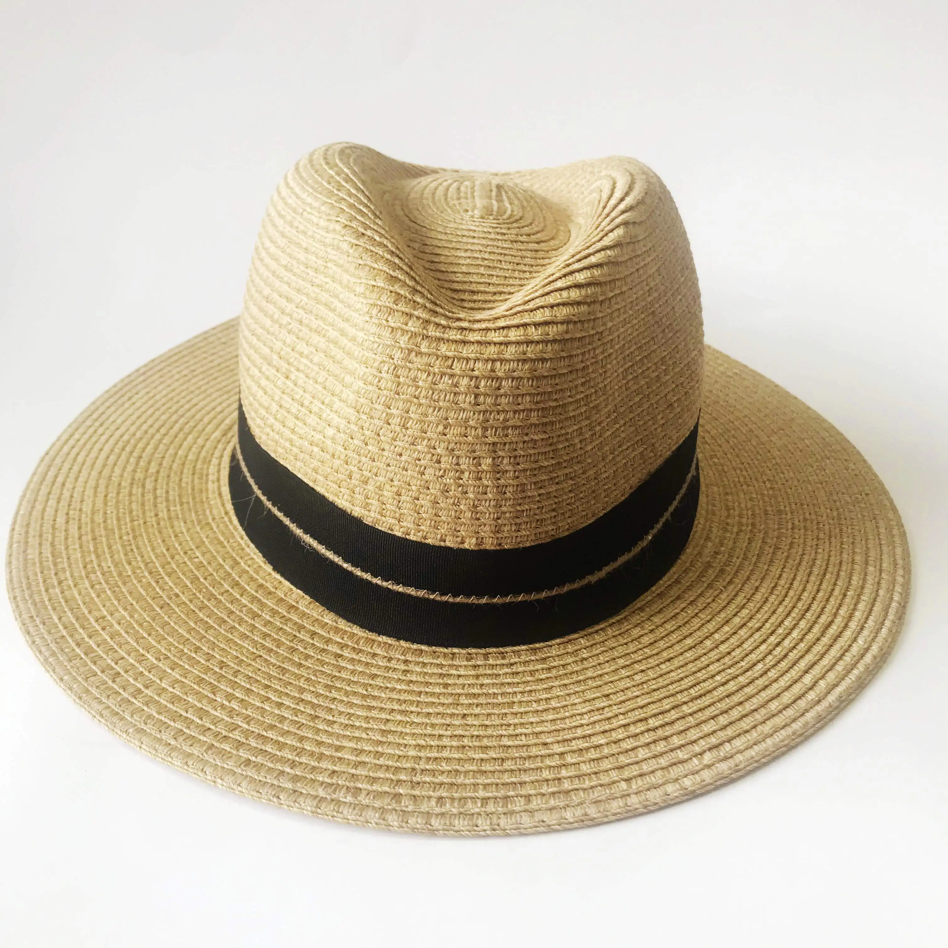 hot selling summer paper braid panama hat women paper straw hat