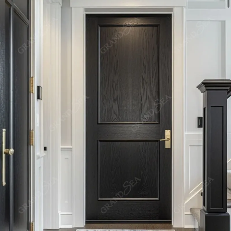 Latest Design Soundproof Wooden Doors Design Interior Door Solid Wooden PVC MDF Doors